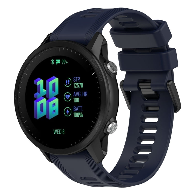 Cinturino per orologio in twill di silicone da 22 mm, For Garmin Forerunner 955