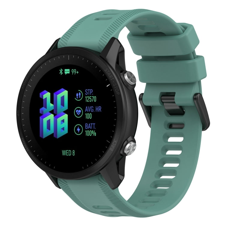 Cinturino per orologio in twill di silicone da 22 mm, For Garmin Forerunner 955