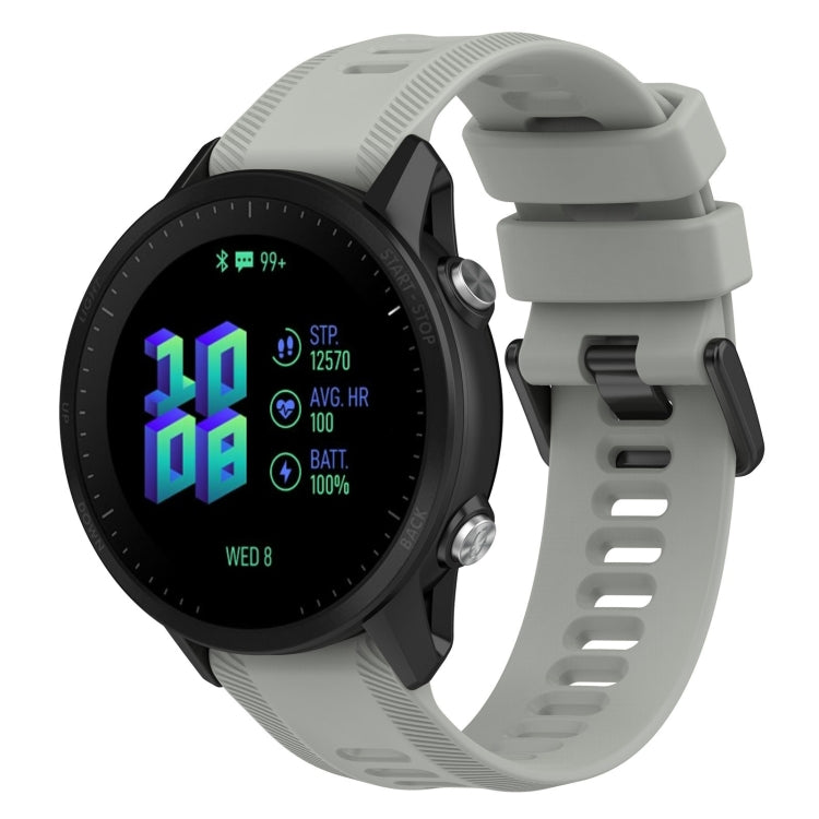 Cinturino per orologio in twill di silicone da 22 mm, For Garmin Forerunner 955