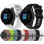 Cinturino per orologio in twill di silicone da 22 mm, For Garmin Forerunner 955