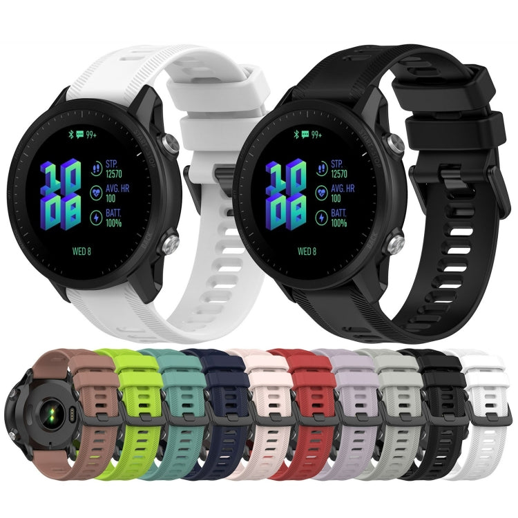 Cinturino per orologio in twill di silicone da 22 mm, For Garmin Forerunner 955