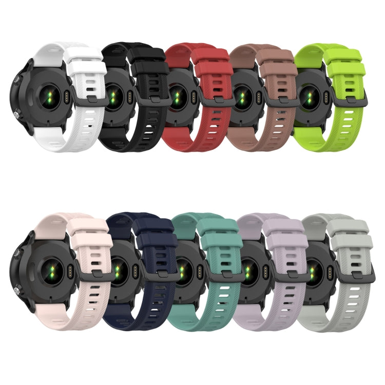 Cinturino per orologio in twill di silicone da 22 mm, For Garmin Forerunner 955