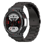 Per Huami Amazfit T-Rex 2 cinturino in acciaio a tre ceppi