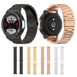 Per Huami Amazfit T-Rex 2 cinturino in acciaio a tre ceppi