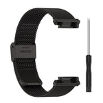 Per Huami Amazfit T-Rex 2 cinturino in maglia di acciaio inossidabile a scatto
