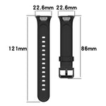 Per cinturino in silicone tinta unita Xiaomi Mi Band 7 Pro