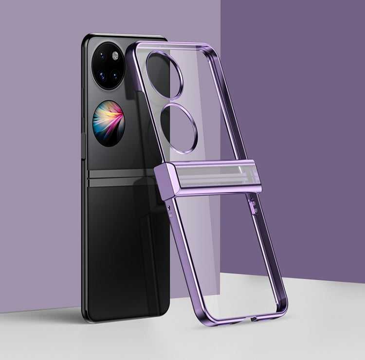 Custodia per telefono antiurto a copertura totale per PC galvanico, For Huawei P50 Pocket