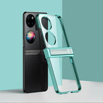 Custodia per telefono antiurto a copertura totale per PC galvanico, For Huawei P50 Pocket