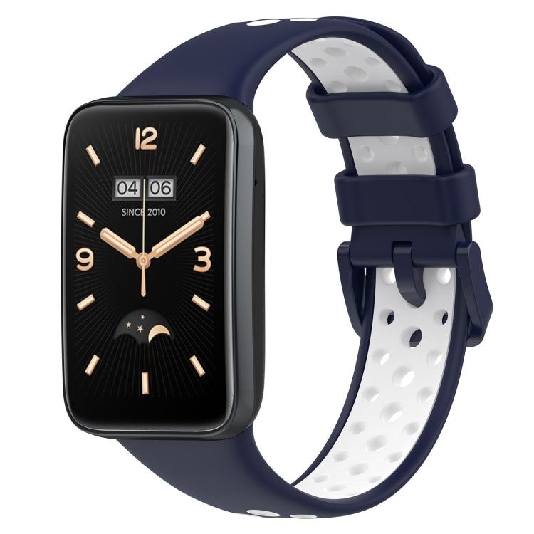 Per cinturino in silicone traspirante bicolore Xiaomi Mi Band 7 Pro