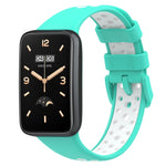 Per cinturino in silicone traspirante bicolore Xiaomi Mi Band 7 Pro