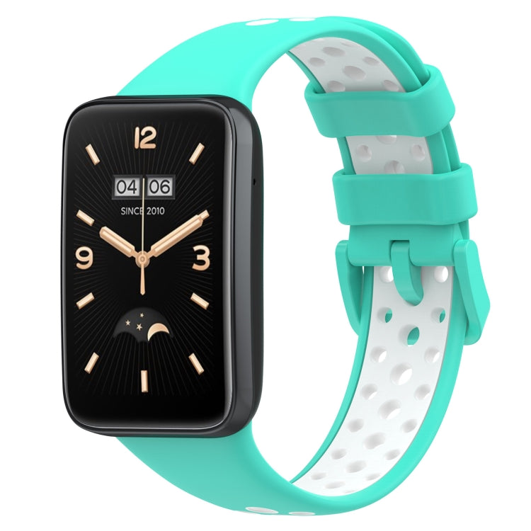 Per cinturino in silicone traspirante bicolore Xiaomi Mi Band 7 Pro