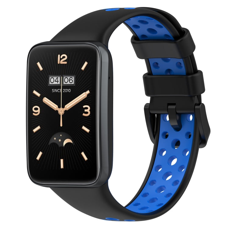 Per cinturino in silicone traspirante bicolore Xiaomi Mi Band 7 Pro