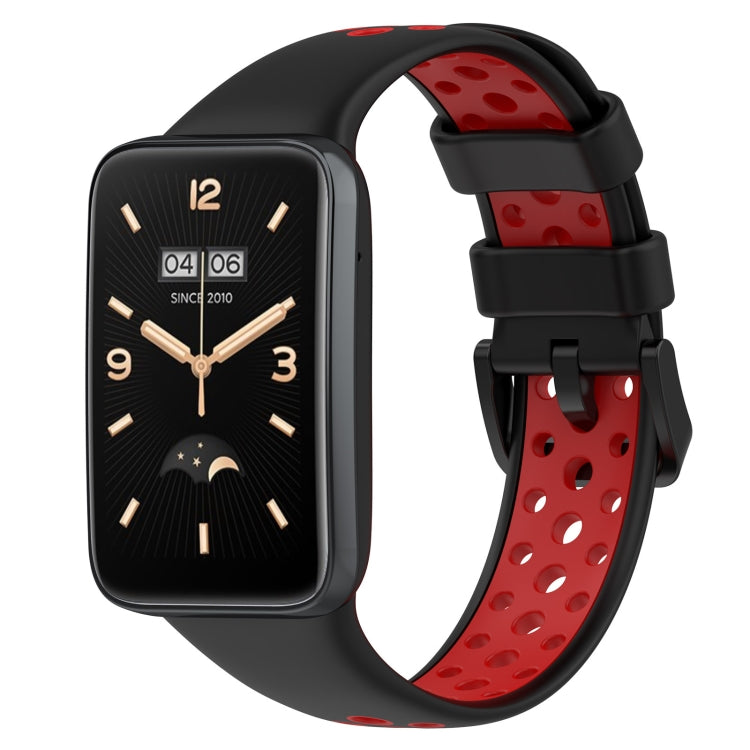 Per cinturino in silicone traspirante bicolore Xiaomi Mi Band 7 Pro