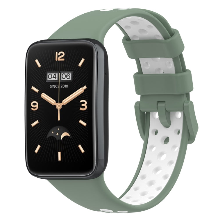 Per cinturino in silicone traspirante bicolore Xiaomi Mi Band 7 Pro