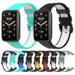 Per cinturino in silicone traspirante bicolore Xiaomi Mi Band 7 Pro