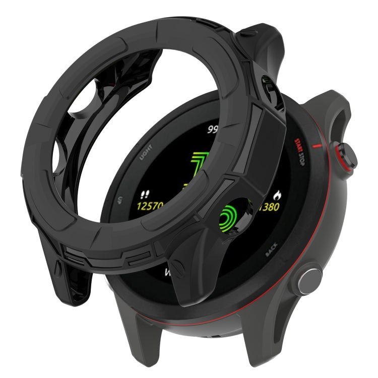Cassa dell'orologio TPU Armor Hollow, For Garmin Forerunner 255, For Garmin Forerunner 955
