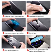 Pellicola in vetro temperato a schermo intero con colla curva a liquido UV, For Huawei P40 Pro, For Galaxy S20+(1 PC), For Galaxy S20 Ultra(1 PC), For Galaxy S20(1 PC)