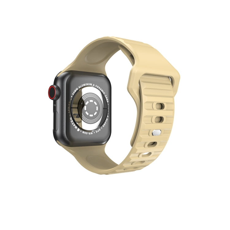 Cinturino in silicone ondulato per Apple Watch Series, 7 45mm / 6&SE&5&4 44mm / 3&2&1 42mm, 7 41mm / 6&SE&5&4 40mm / 3&2&1 38mm