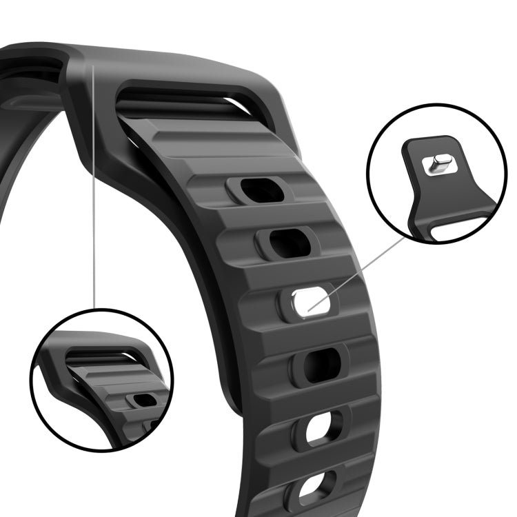 Cinturino in silicone ondulato per Apple Watch Series, 7 45mm / 6&SE&5&4 44mm / 3&2&1 42mm, 7 41mm / 6&SE&5&4 40mm / 3&2&1 38mm
