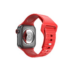 Cinturino in silicone ondulato per Apple Watch Series, 7 45mm / 6&SE&5&4 44mm / 3&2&1 42mm, 7 41mm / 6&SE&5&4 40mm / 3&2&1 38mm