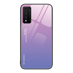 Custodia in vetro a colori sfumati, For Huawei Nzone S7 Pro 5G, For Huawei nova 3i, For Huawei nova 8 Pro 5G