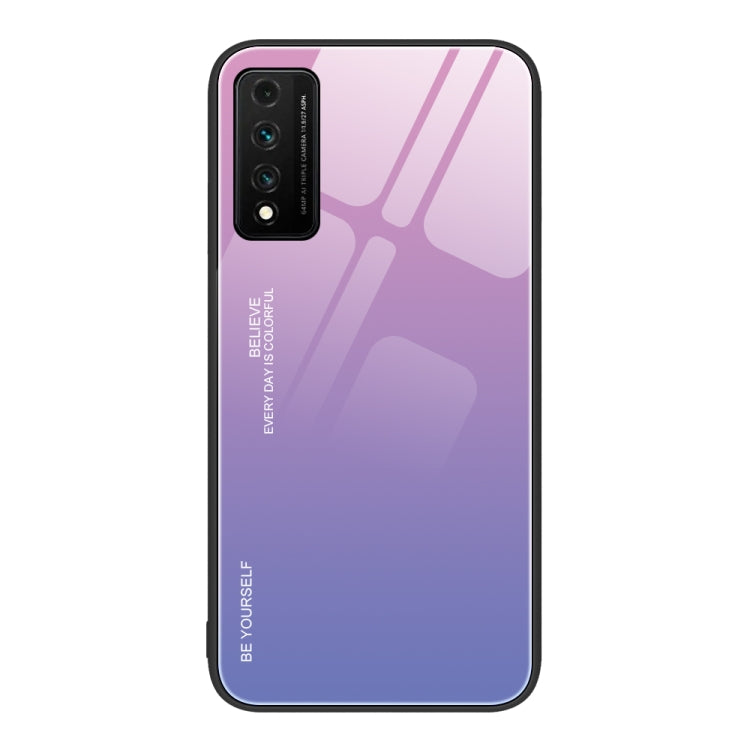 Custodia in vetro a colori sfumati, For Huawei Nzone S7 Pro 5G, For Huawei nova 3i, For Huawei nova 8 Pro 5G