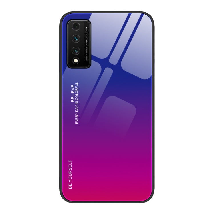 Custodia in vetro a colori sfumati, For Huawei Nzone S7 Pro 5G, For Huawei nova 3i, For Huawei nova 8 Pro 5G