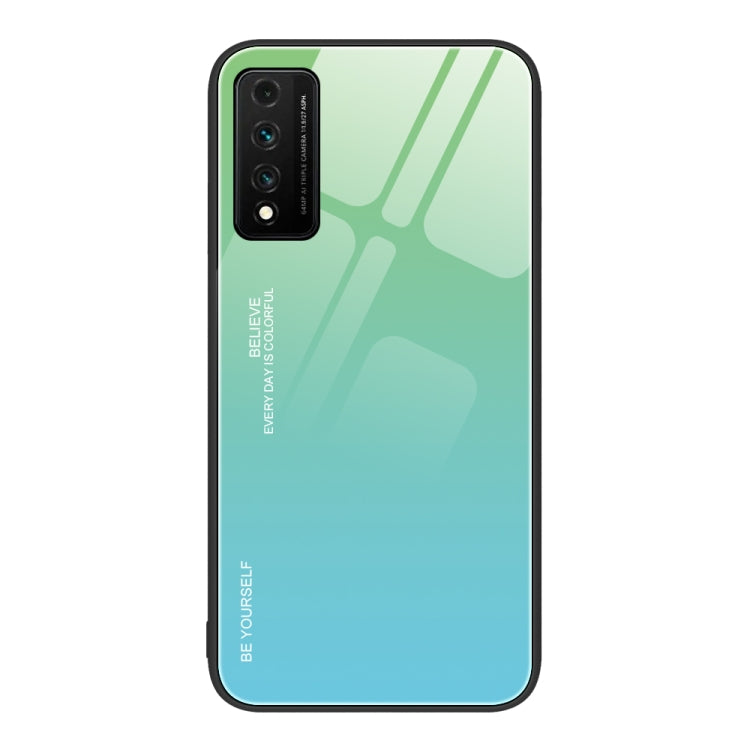 Custodia in vetro a colori sfumati, For Huawei Nzone S7 Pro 5G, For Huawei nova 3i, For Huawei nova 8 Pro 5G