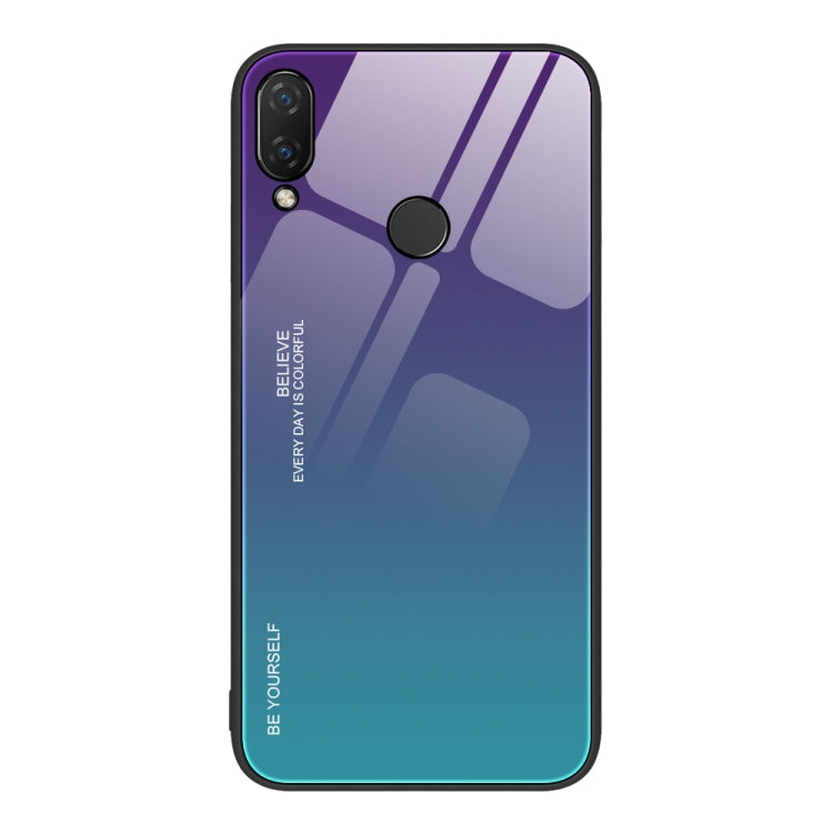 Custodia in vetro a colori sfumati, For Huawei Nzone S7 Pro 5G, For Huawei nova 3i, For Huawei nova 8 Pro 5G