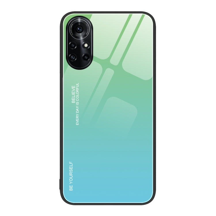 Custodia in vetro a colori sfumati, For Huawei Nzone S7 Pro 5G, For Huawei nova 3i, For Huawei nova 8 Pro 5G