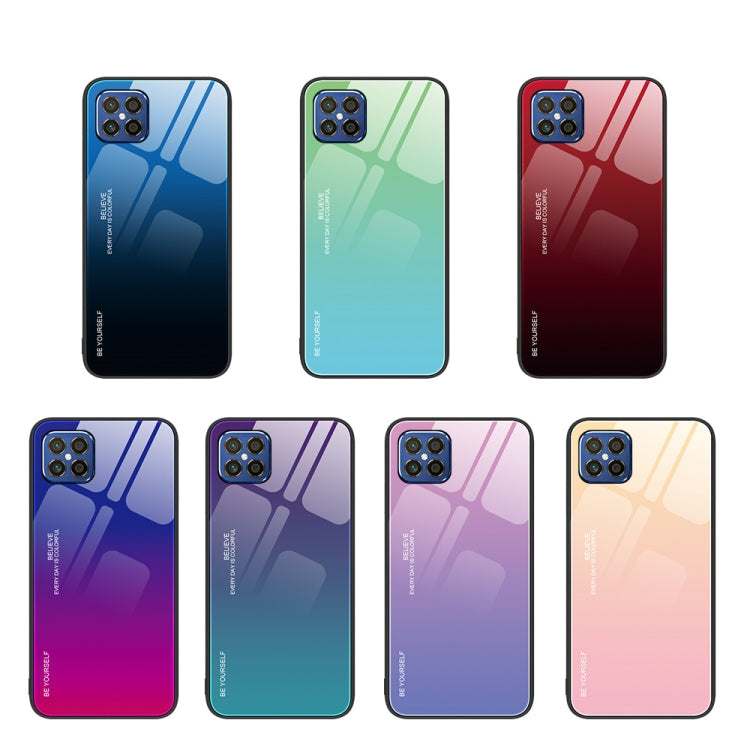 Custodia in vetro a colori sfumati, For Huawei nova 8 SE, For Huawei nova 9, For Huawei P30 Pro