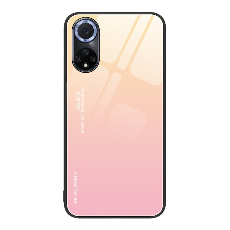 Custodia in vetro a colori sfumati, For Huawei nova 8 SE, For Huawei nova 9, For Huawei P30 Pro