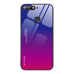 Custodia in vetro a colori sfumati, For Huawei Enjoy 8e, For Huawei Enjoy 20 SE, For Huawei Enjoy 20 5G