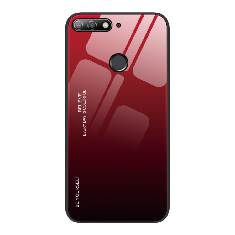 Custodia in vetro a colori sfumati, For Huawei Enjoy 8e, For Huawei Enjoy 20 SE, For Huawei Enjoy 20 5G