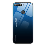Custodia in vetro a colori sfumati, For Huawei Enjoy 8e, For Huawei Enjoy 20 SE, For Huawei Enjoy 20 5G