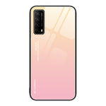 Custodia in vetro a colori sfumati, For Huawei Enjoy 8e, For Huawei Enjoy 20 SE, For Huawei Enjoy 20 5G