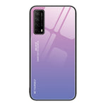 Custodia in vetro a colori sfumati, For Huawei Enjoy 8e, For Huawei Enjoy 20 SE, For Huawei Enjoy 20 5G