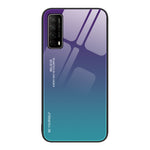 Custodia in vetro a colori sfumati, For Huawei Enjoy 8e, For Huawei Enjoy 20 SE, For Huawei Enjoy 20 5G