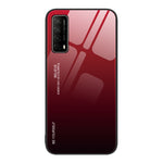 Custodia in vetro a colori sfumati, For Huawei Enjoy 8e, For Huawei Enjoy 20 SE, For Huawei Enjoy 20 5G