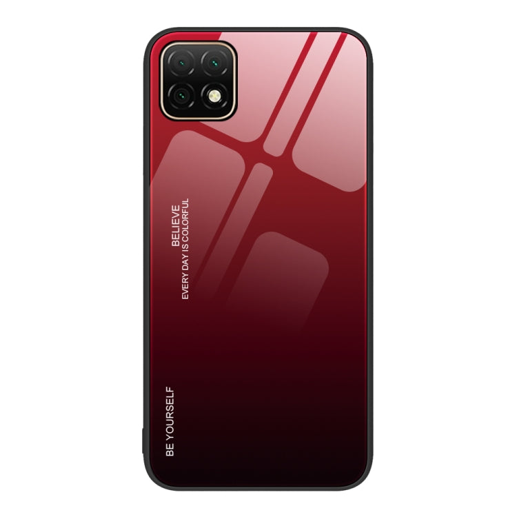 Custodia in vetro a colori sfumati, For Huawei Enjoy 8e, For Huawei Enjoy 20 SE, For Huawei Enjoy 20 5G