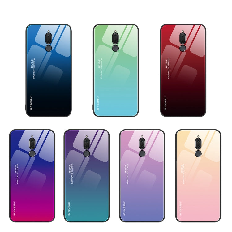Custodia in vetro a colori sfumati, For Huawei Maimang 6, For Huawei Maimang 7, For Huawei Maimang 10