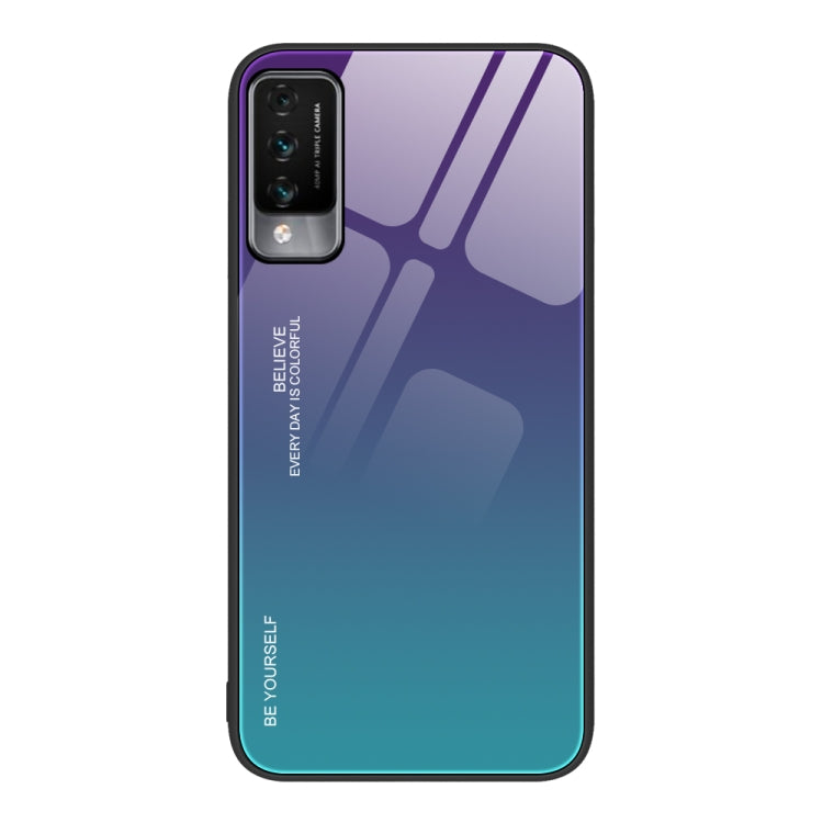 Custodia in vetro a colori sfumati, For Huawei Maimang 6, For Huawei Maimang 7, For Huawei Maimang 10
