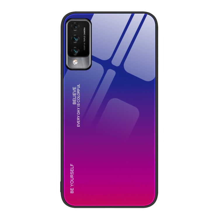 Custodia in vetro a colori sfumati, For Huawei Maimang 6, For Huawei Maimang 7, For Huawei Maimang 10