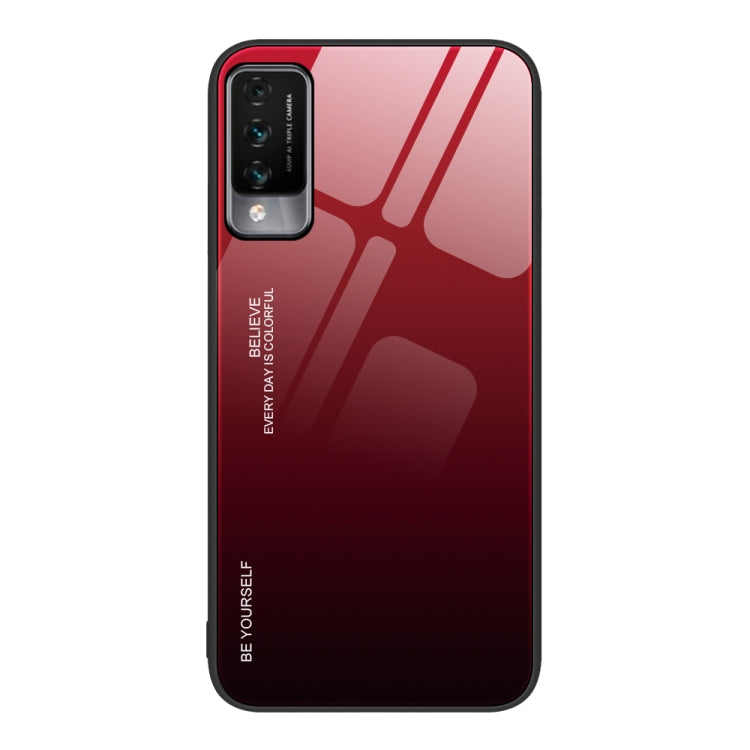 Custodia in vetro a colori sfumati, For Huawei Maimang 6, For Huawei Maimang 7, For Huawei Maimang 10