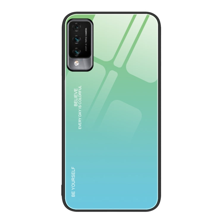 Custodia in vetro a colori sfumati, For Huawei Maimang 6, For Huawei Maimang 7, For Huawei Maimang 10