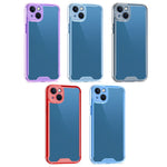 Custodia per telefono protettiva trasparente in acrilico + TPU, For iPhone 14, For iPhone 14 Plus, For iPhone 14 Pro, For iPhone 14 Pro Max