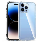 Custodia per telefono protettiva trasparente in acrilico + TPU, For iPhone 14, For iPhone 14 Plus, For iPhone 14 Pro, For iPhone 14 Pro Max