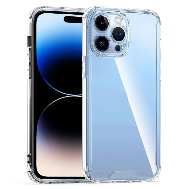 Custodia per telefono protettiva trasparente in acrilico + TPU, For iPhone 14, For iPhone 14 Plus, For iPhone 14 Pro, For iPhone 14 Pro Max