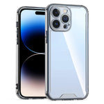 Custodia per telefono protettiva trasparente in acrilico + TPU, For iPhone 14, For iPhone 14 Plus, For iPhone 14 Pro, For iPhone 14 Pro Max