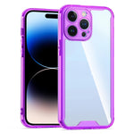 Custodia per telefono protettiva trasparente in acrilico + TPU, For iPhone 14, For iPhone 14 Plus, For iPhone 14 Pro, For iPhone 14 Pro Max